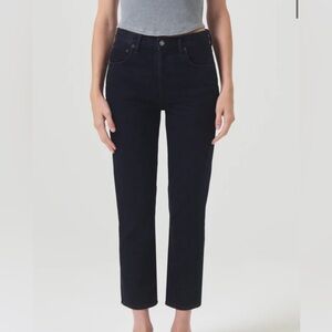 Agolde high rise black jeans size 26 straight leg